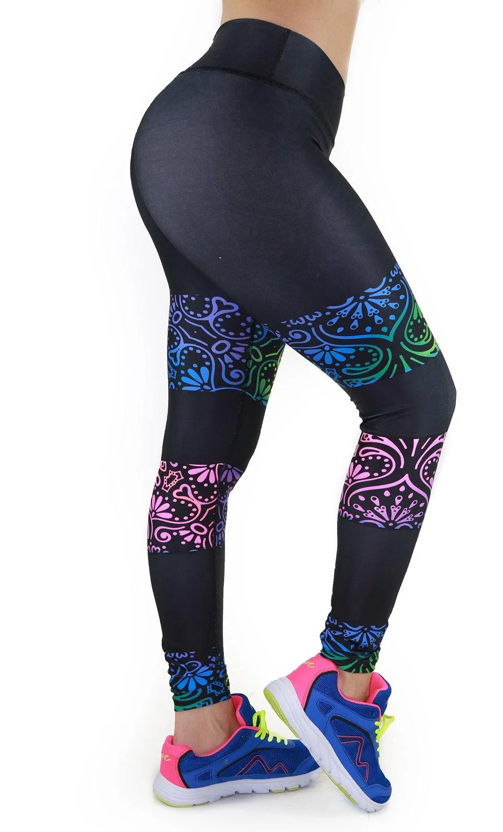 7093 Maripily Women Activewear Print Legging