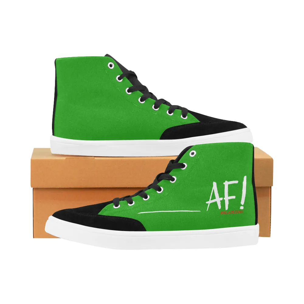 AF WHITE MEN'S HI-TOP SHOES