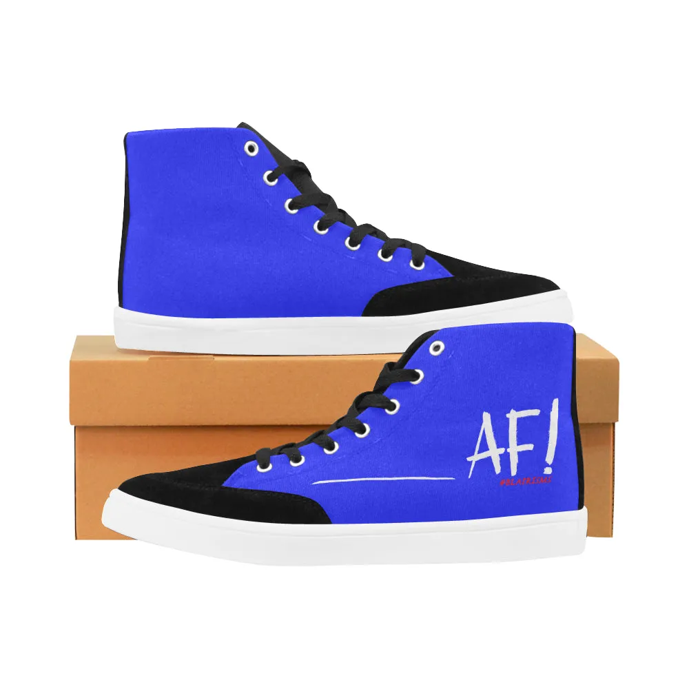 AF WHITE MEN'S HI-TOP SHOES