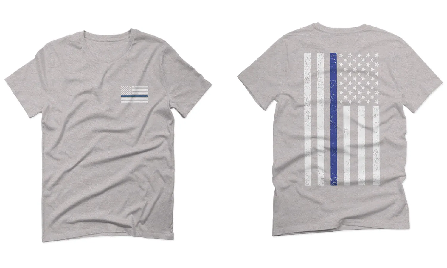 American Flag Thin Blue Line USA Police Support Lives Matter For men T Shirt