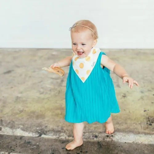 Copper Pearl Baby Bandana Bibs | Blush