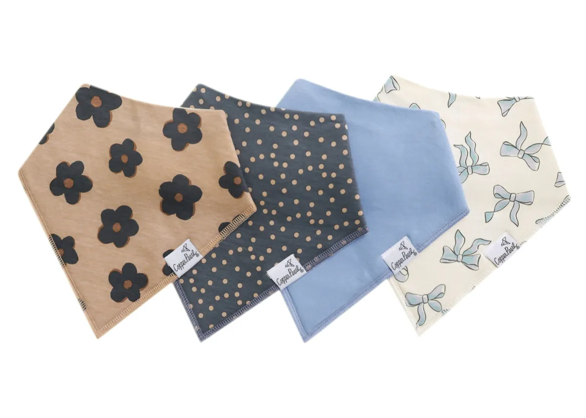 Copper Pearl Baby Bandana Bibs | Gemma