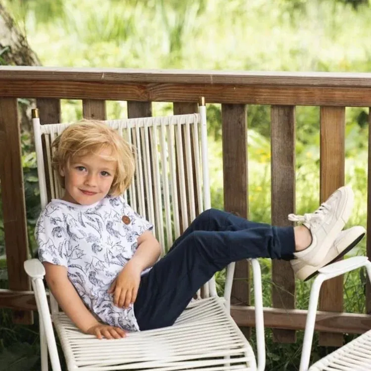Koko Noko Boys White Tiger Tshirt