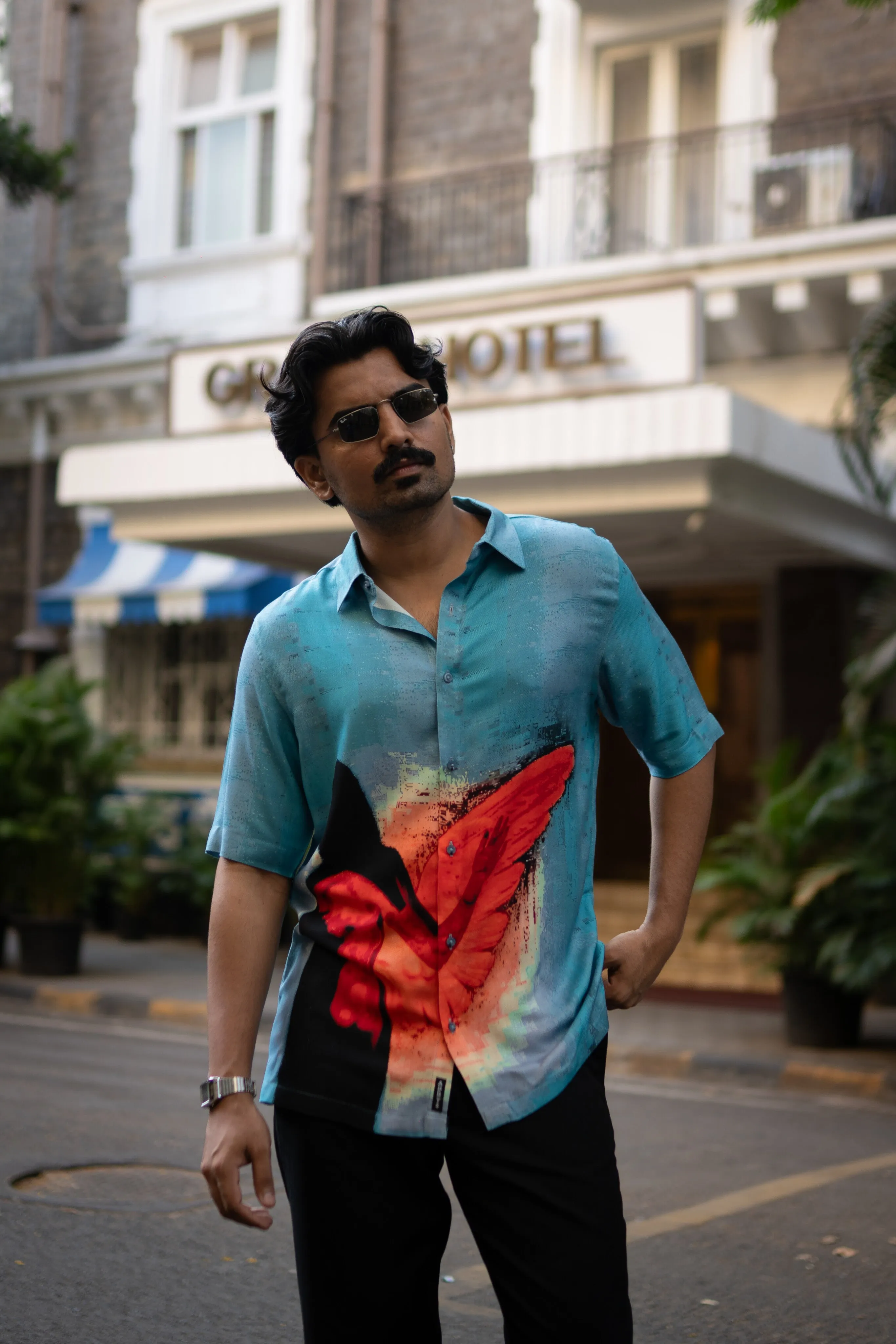 Phoenix Wing Pure Ecovero (viscose) Short Sleeve Shirt