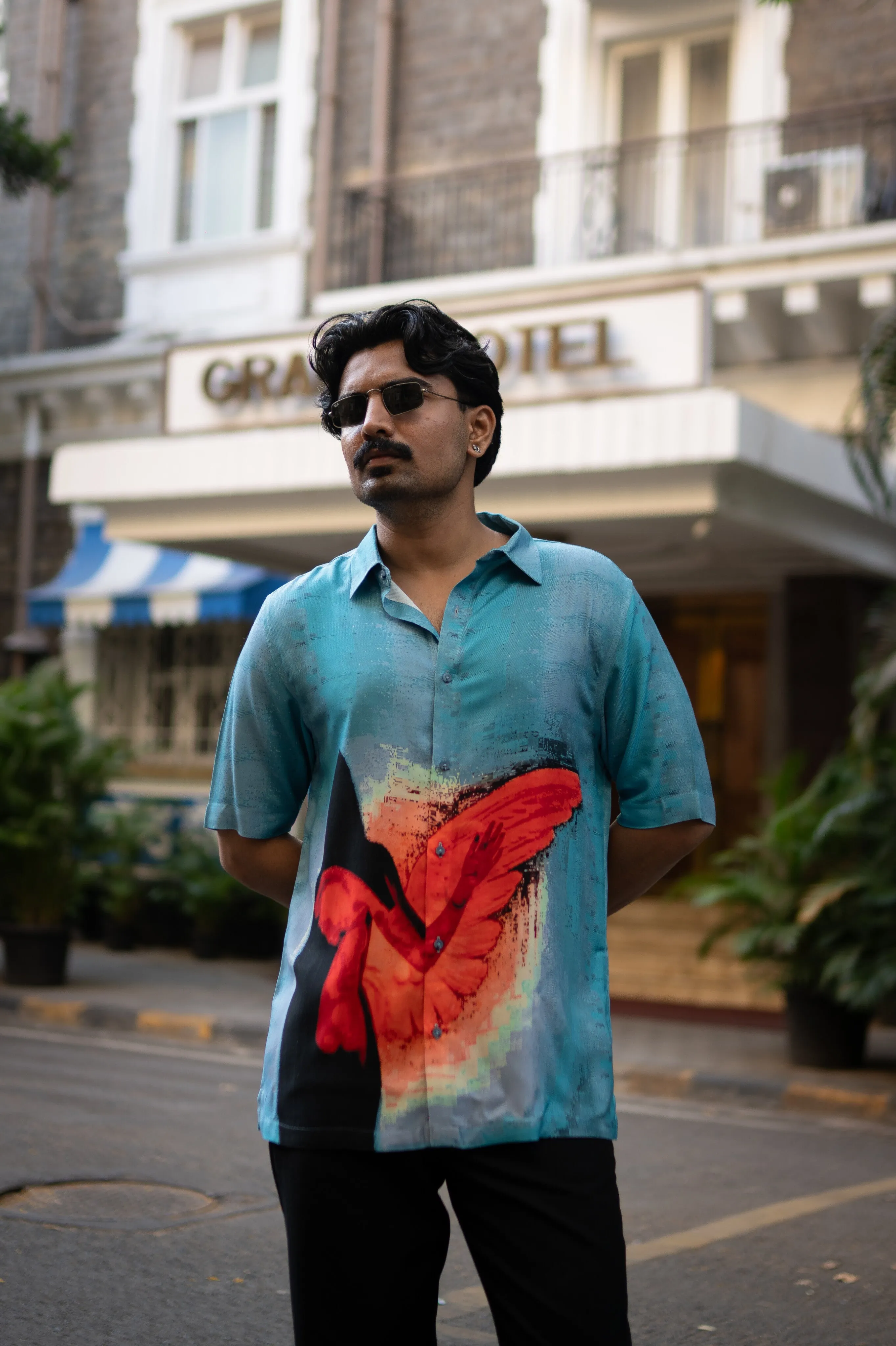 Phoenix Wing Pure Ecovero (viscose) Short Sleeve Shirt