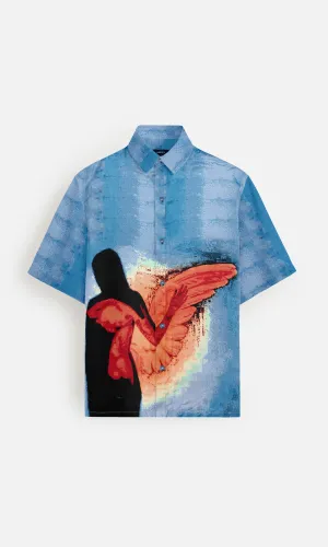 Phoenix Wing Pure Ecovero (viscose) Short Sleeve Shirt