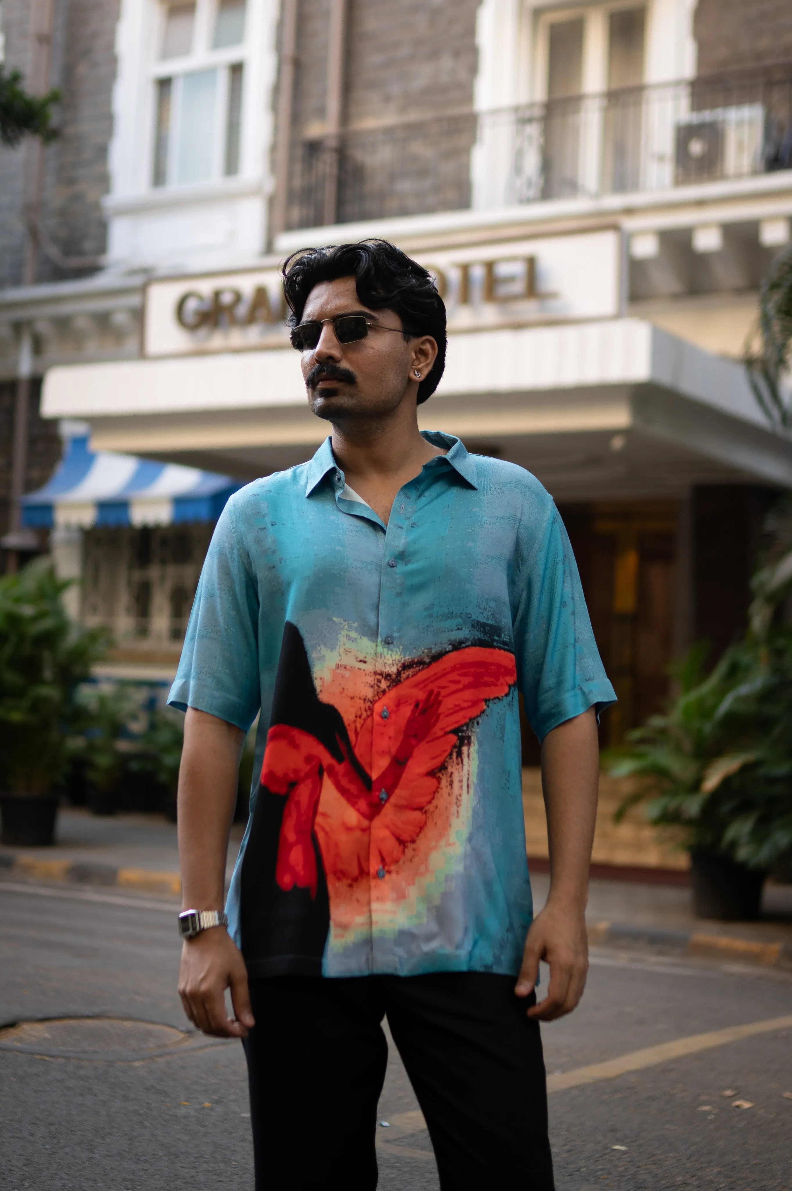 Phoenix Wing Pure Ecovero (viscose) Short Sleeve Shirt