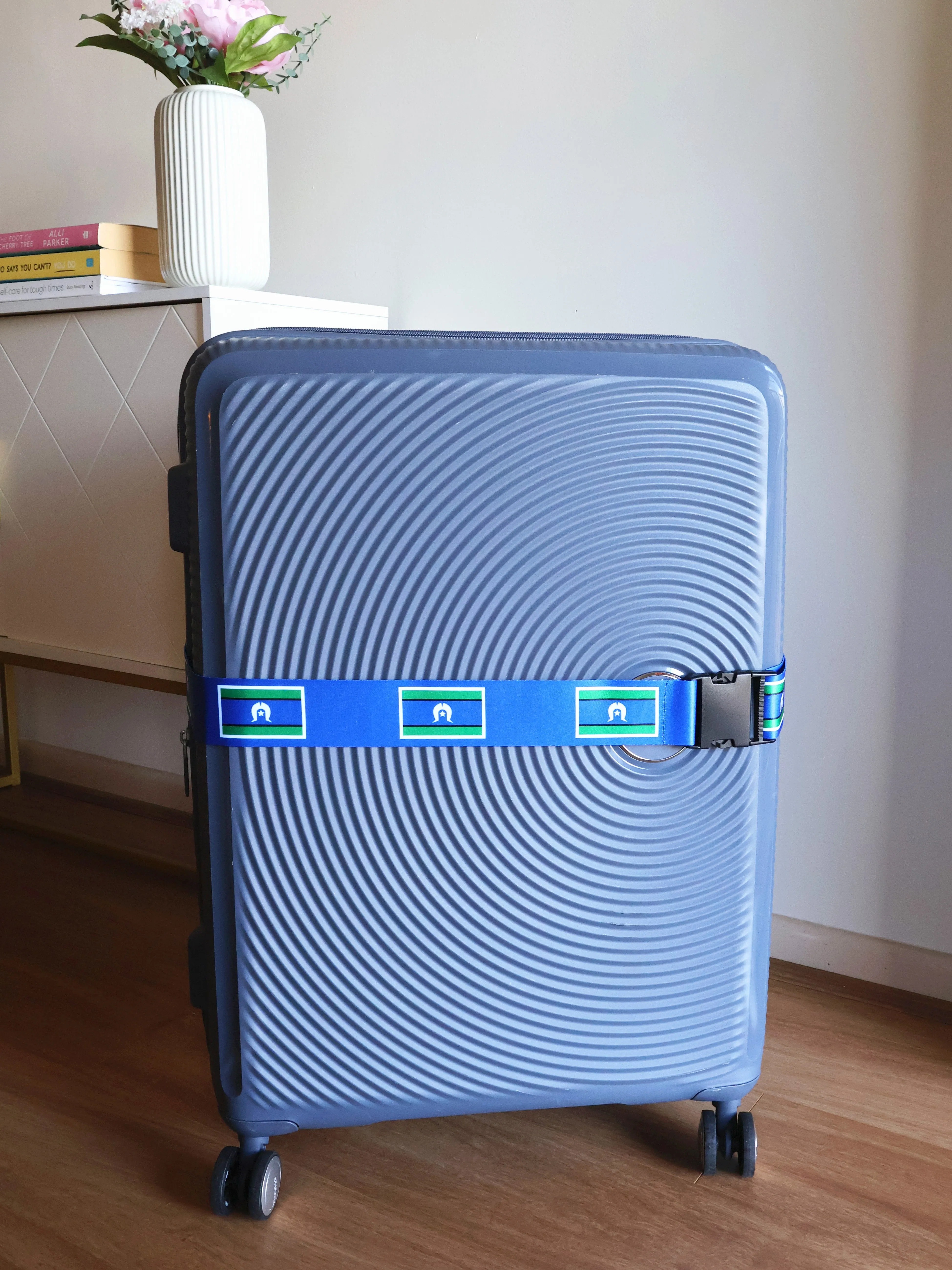 Torres Strait Islander Flag - Adjustable Luggage Strap